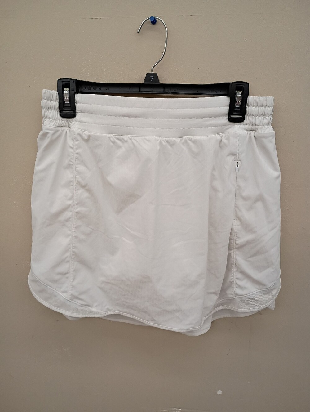 lululemon athletica White Women's Athletic Skort with Zip Pocket